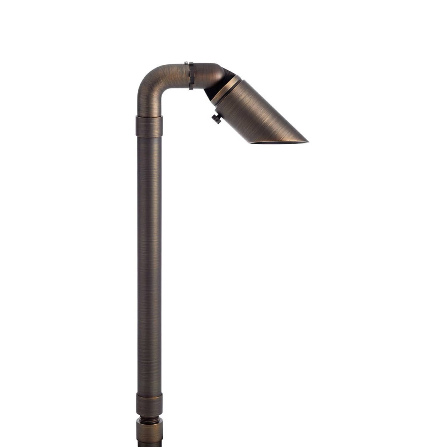 1" x 12" Centennial Brass For 12 V Landscape Lights Male/Female Riser