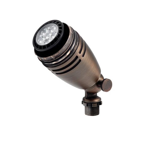 7.2 W Incandescent Centennial Brass Adjustable Accent Light | KIC15517CBR