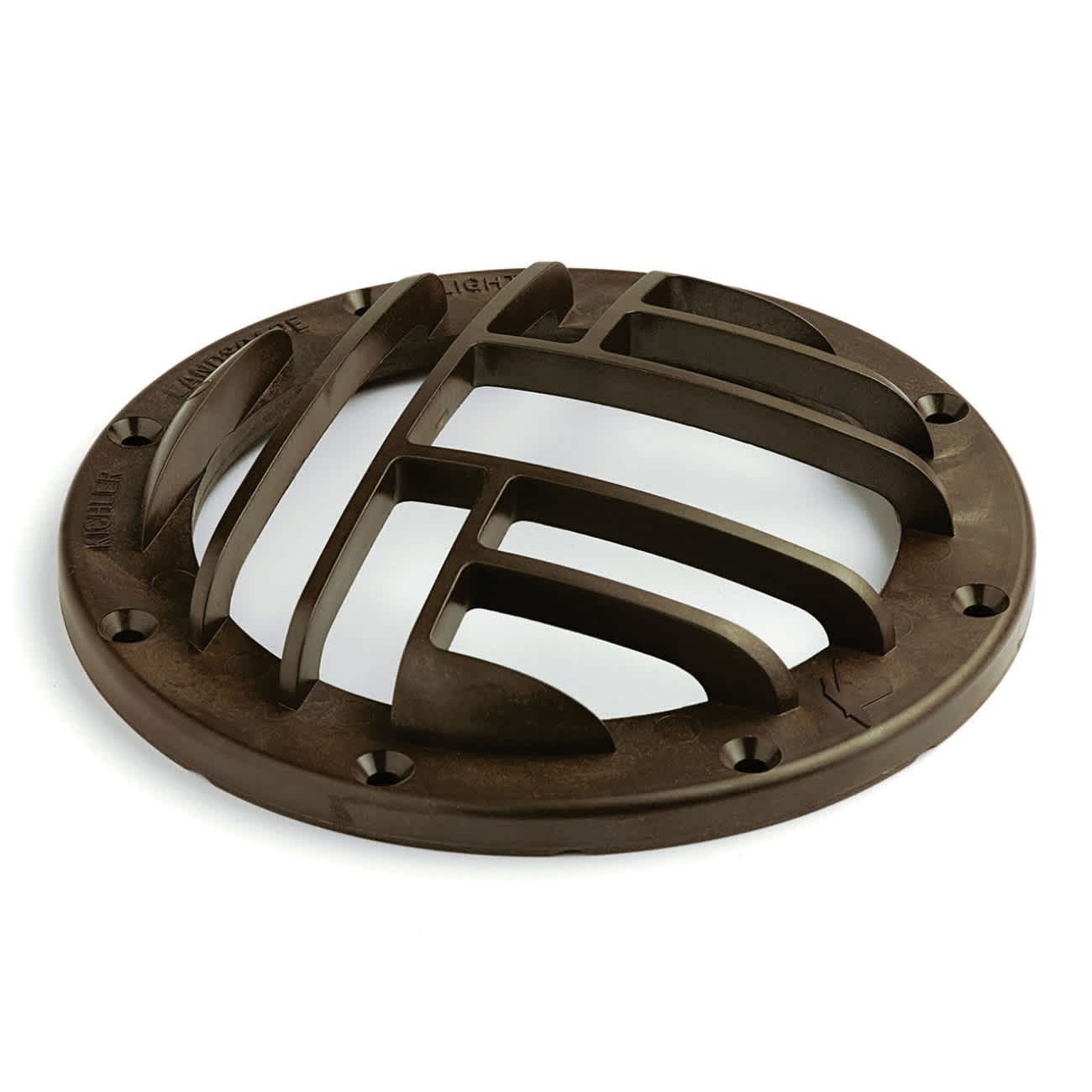 7" x 1.25" Architectural Bronze PPS For 15194 and 15268 Incandescent Well Lights Rock Guard/Glare Shield