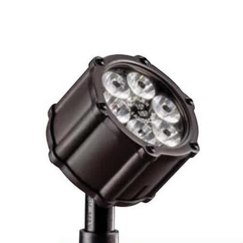 51 W 3000K LED Textured Architectural Bronze Die-Cast Aluminum Design Pro Series 60 Degrees Wide Flood Beam Accent Light | KIC15743AZT