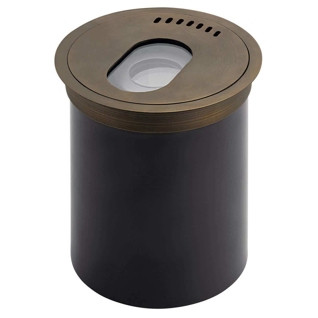 7 W Bi-Pin LED Centennial Brass Articulating with Brass Trim Well Light | KIC15788CBR
