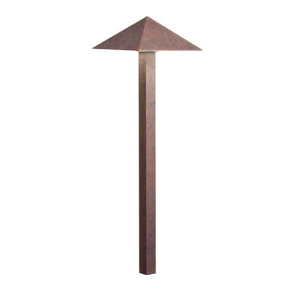 11.4 W 3000K Integrated LED Textured Tannery Bronze Aluminum Path Light | KIC15802TZT30R
