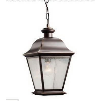 E26 Medium A19 Incandescent Olde Bronze Solid Brass Pendant Light | KIC9809OZ