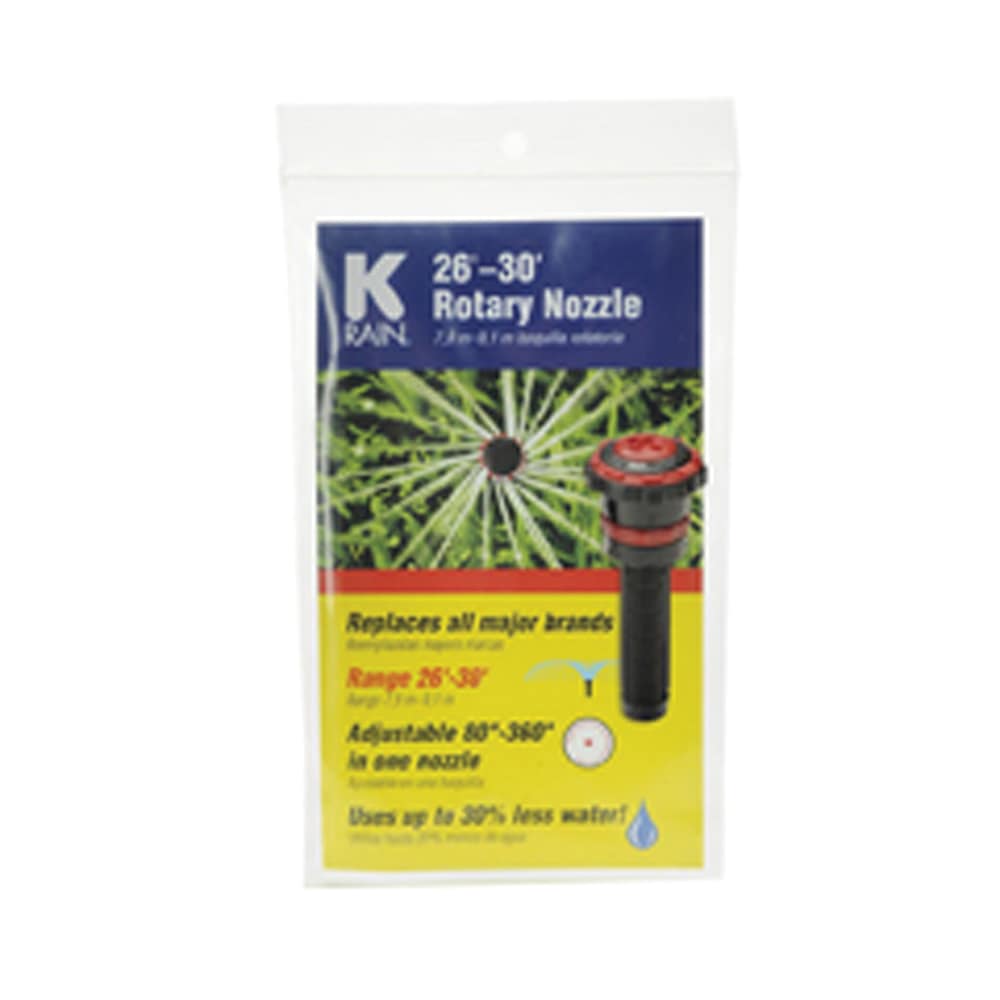 K Rain Rotary Spray Nozzle 26' - 30' Adjustable 80 - 360 Degrees Gray | RN300-ADJ