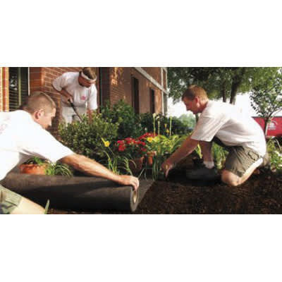 3' x 100' Polypropylene Black 3 oz Non-Woven Landscape Fabric | LAN3TYPAR3X100