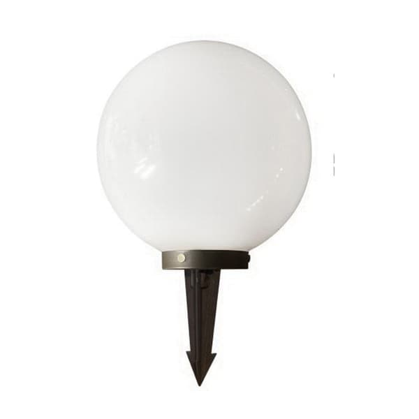 8" Dia 1.5 to 3.5 W Bi-Pin 2700K/3000K T3 LED White Acrylic Globe Light | LCFAPGLOBE8WHT