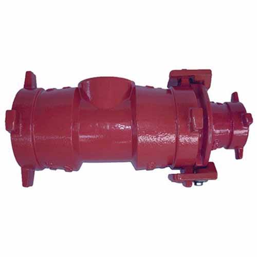 6" x 3" Bell End Red/Epoxy Coated Ductile Iron SB Series Concentric Reducer | LEMSB63R