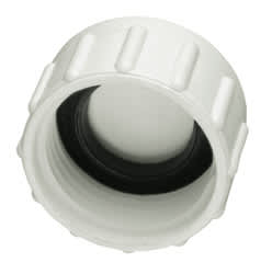 3/4" FHT White PVC Hose Cap