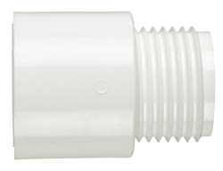 American Granby Hose Adapter, MHT x Slip White PVC/Brass 3/4" | LSCMHT103