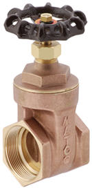 2" Threaded 3.53" Brass 200 psi 514T Series Full Port Gate Valve | MAT514T08X