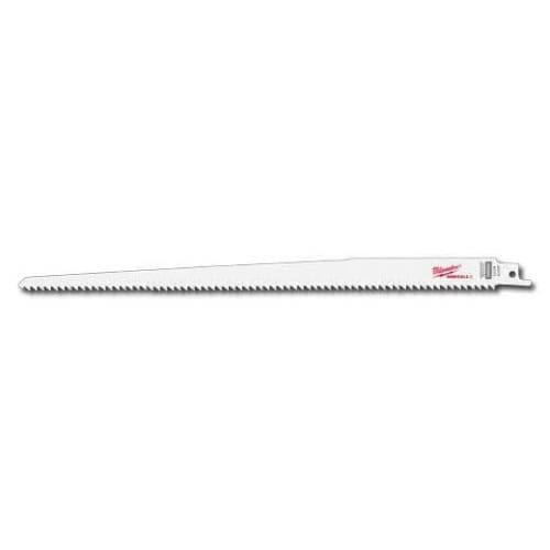 12" Bright Reciprocating Fleam Ground Tapered Back For Reciprocating Saws Saw Blade | MKE48005017