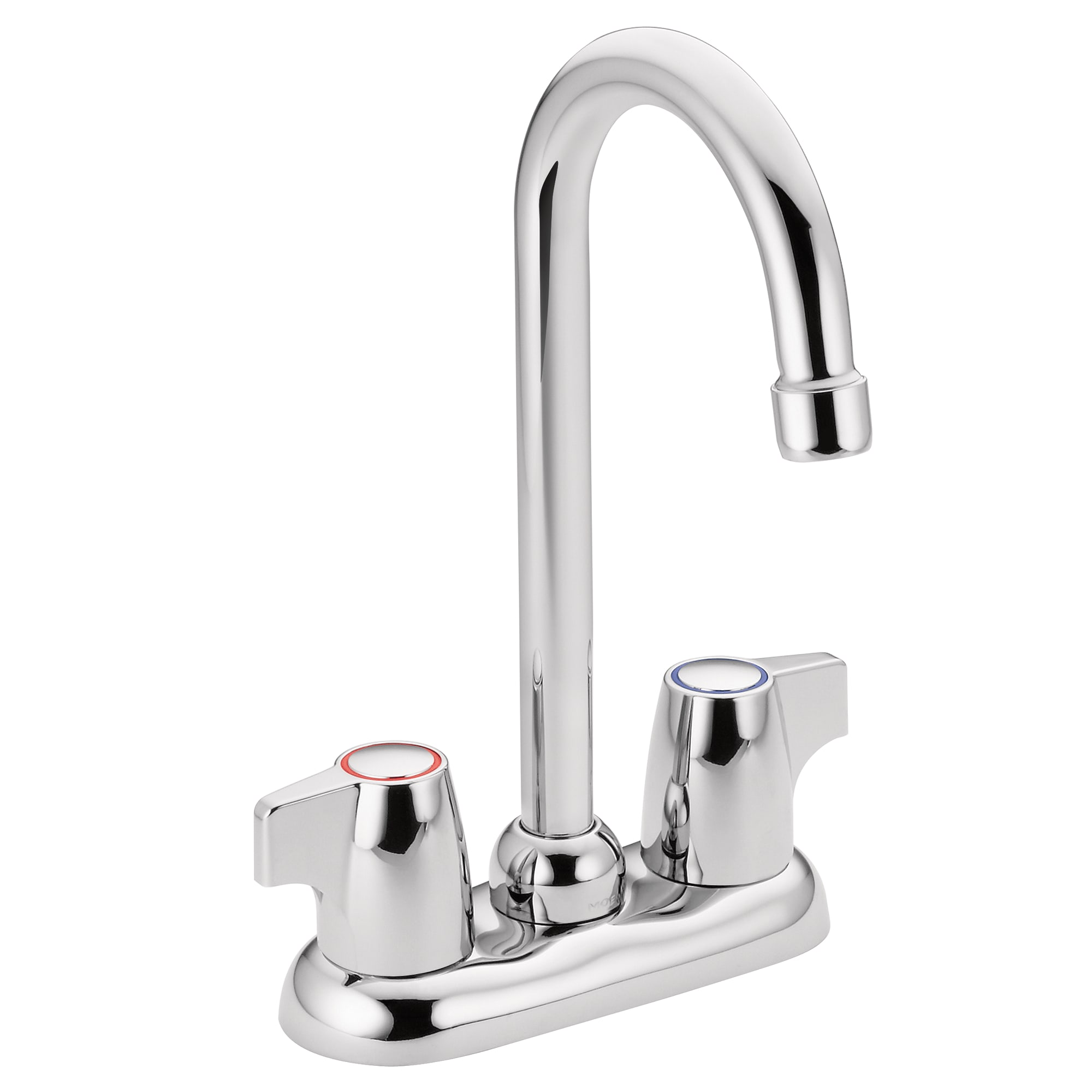 1/2" IPS 10-1/2" Metal Chrome 2-Handle High Arc Bar Faucet | MON4903
