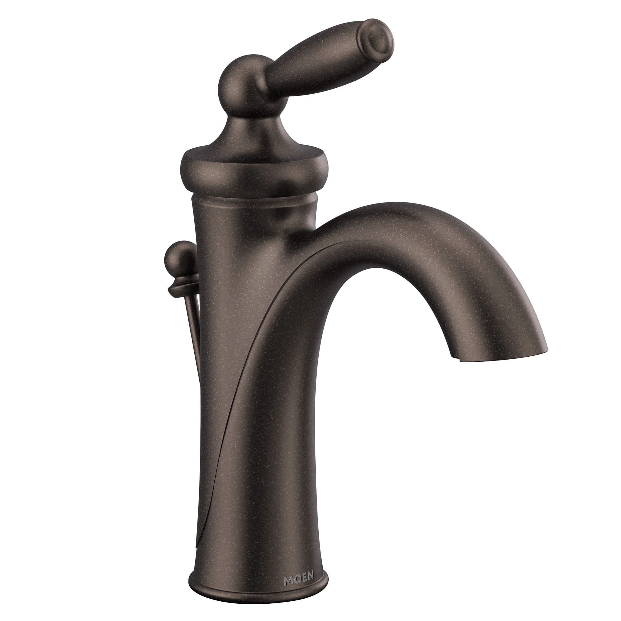 3/8" Compression 9" Metal Oil Rubbed Bronze 1-Handle High Arc Bathroom Faucet | MON6600ORB