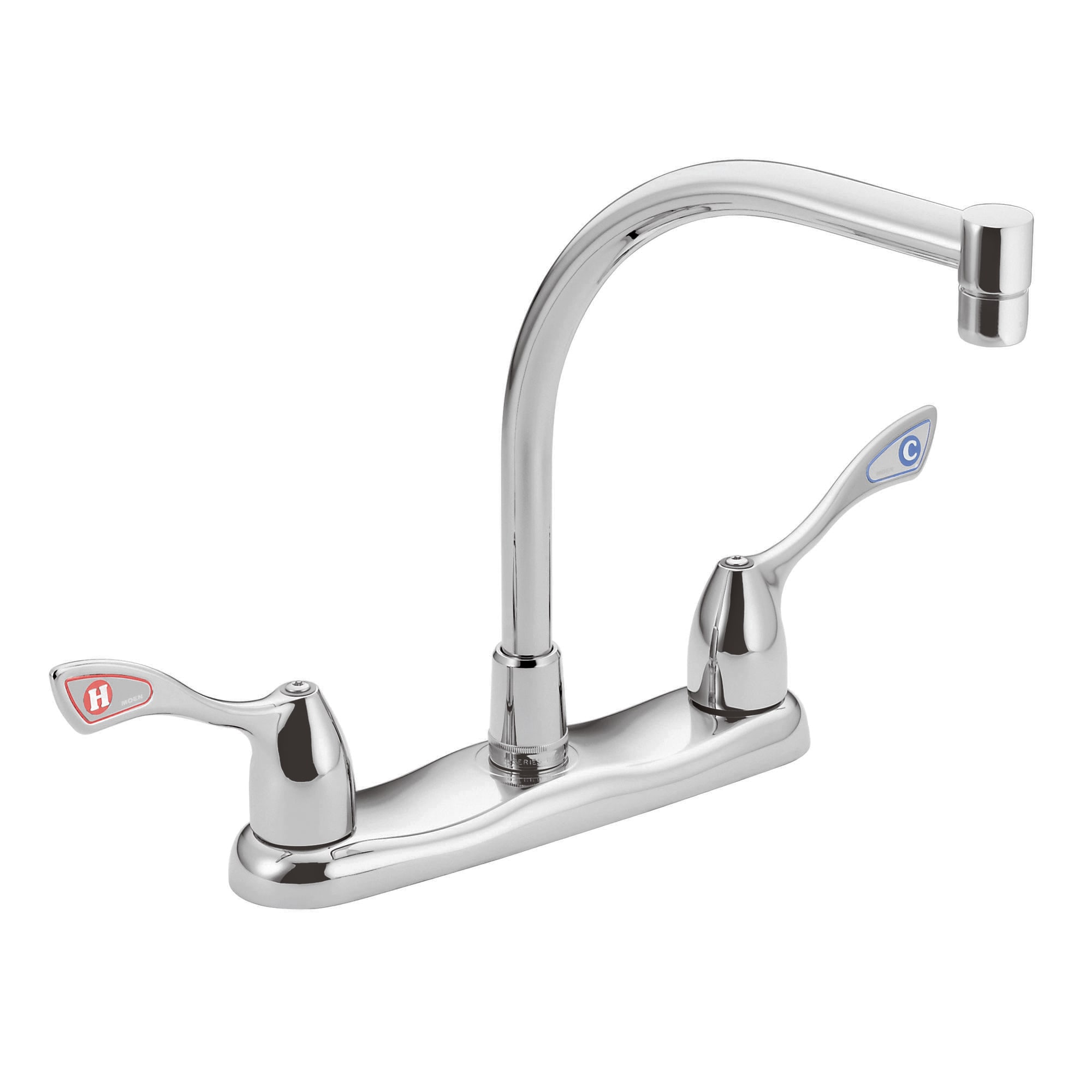 1/2" IPS 10-1/4" x 12-1/2" Metal Chrome 2-Handle M-BITION Series Kitchen Faucet | MON8799