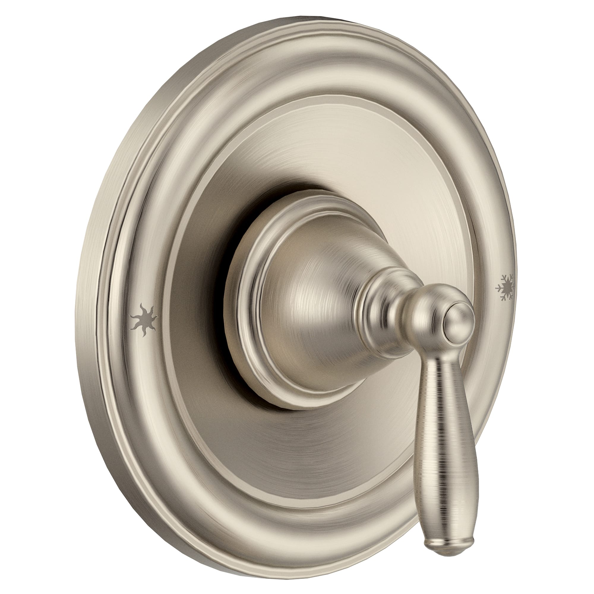 7" Metal Brushed Nickel 1-Handle Valve Only Trim | MONT2151BN