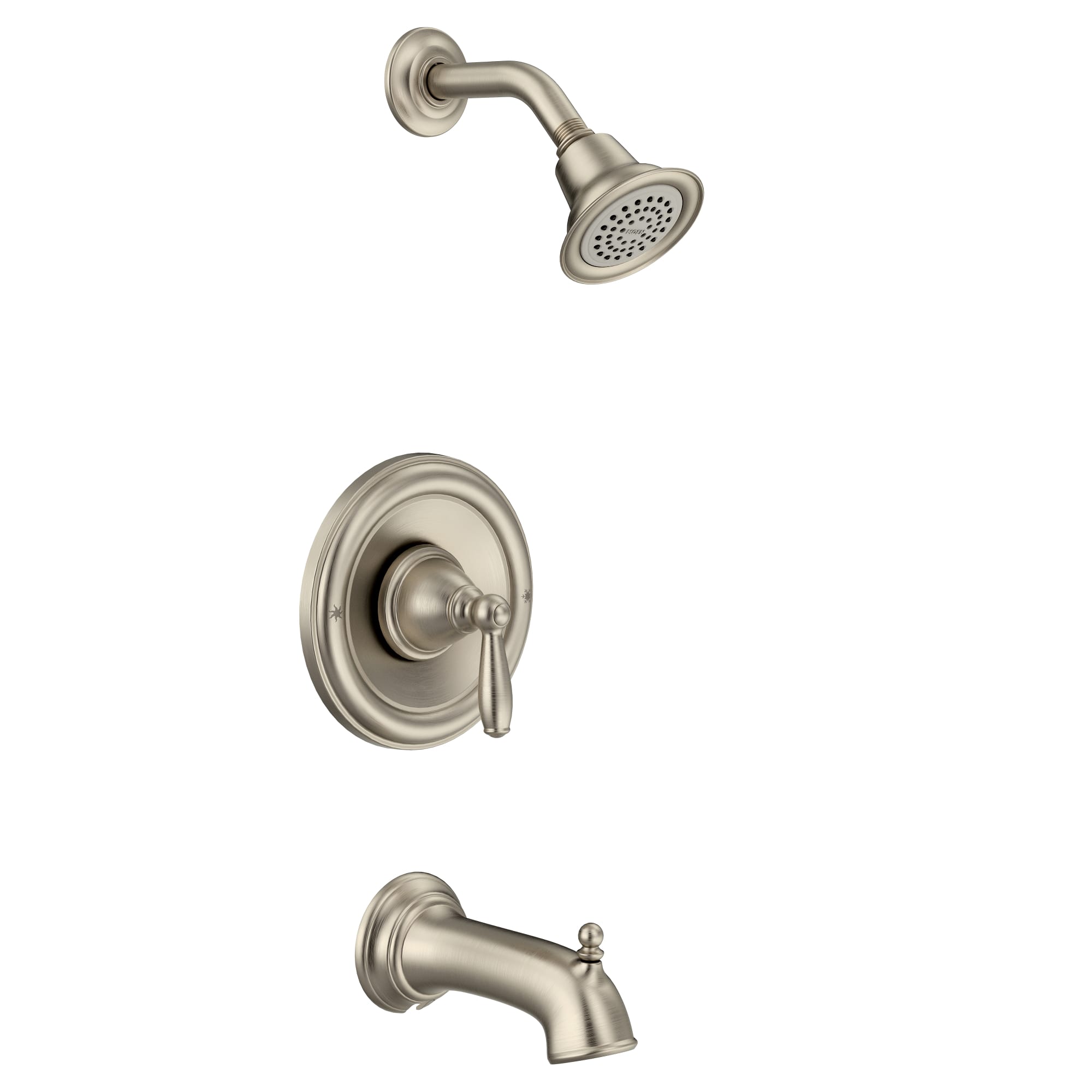 1/2" IPS Copper 3-1/2" Metal Brushed Nickel 1-Handle Tub/Shower Trim Kit | MONT2153BN