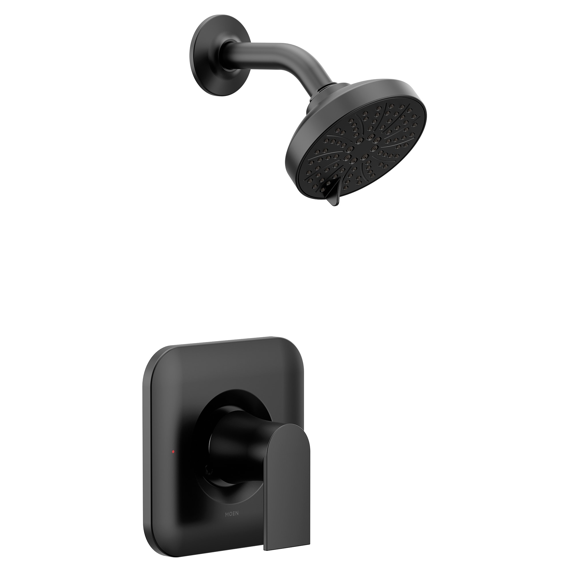 1/2" IPS Copper 4-1/2" Metal Matte Black Eco-Performance Shower Only Trim | MONT2472EPBL