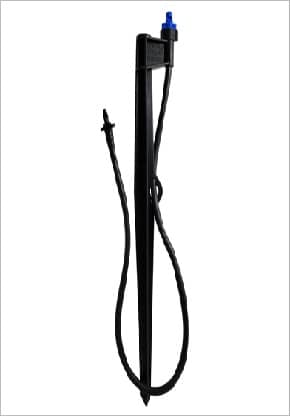 Barb 24" L Black Elbow Stake Assembly | MXJBWK24B