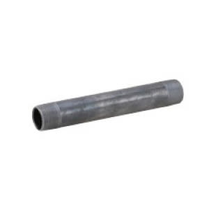 3/4" x 18" MNPT Black Steel Schedule 40 Pipe Nipple | NPB007X18