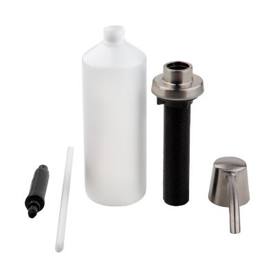 14-19/32" Stainless Steel Metal Lita Series Soap/Lotion Dispenser | PPF920124S