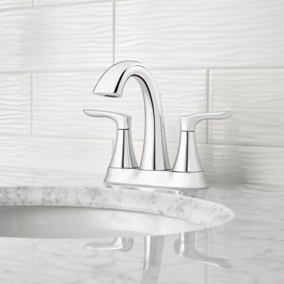 9-9/32" x 6-3/4" Metal Polished Chrome 2-Handle Weller Series Centerset Bathroom Faucet | PPFLG48WR0C