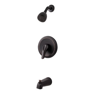 1/2" NPSM 2-13/32" Zinc Tuscan Bronze 1-Handle Pfirst Series Tub and Shower Trim | PPFLG89030Y