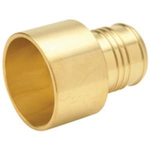 1-1/4" Male Sweat x Barb Lead-Free Brass Sweat Adapter | PXFMCA012B
