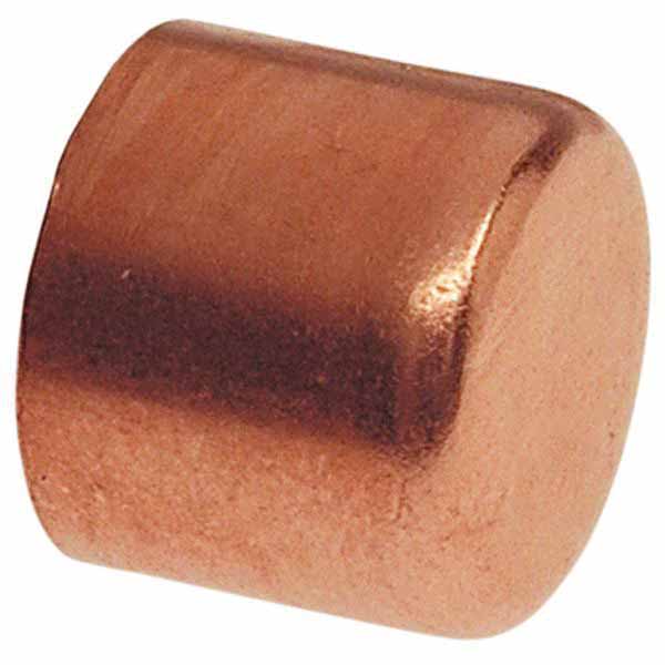 3" Solder Cup Copper 617 Series Tube Cap | SFCC030
