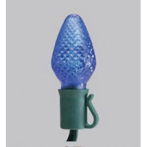 3.6 W 25' 12" Spacing Pure White Commercial Grade Traditional Cone LED String Light | SRCC79313RY