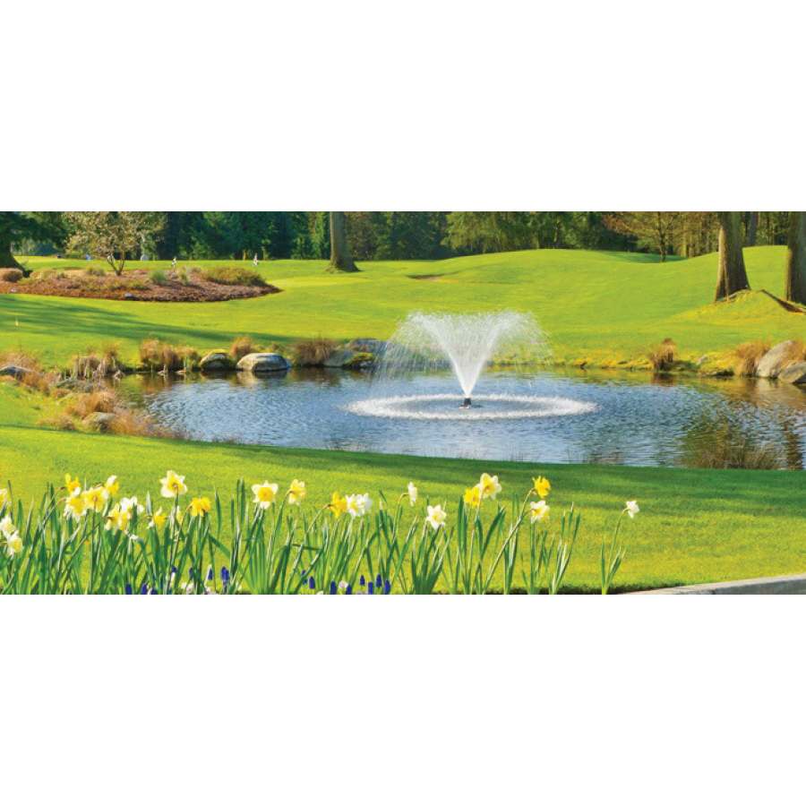 1 Gallon Liquid Blue 1 Acre Coverage Pond Dye | SSCAQUABLUESEL