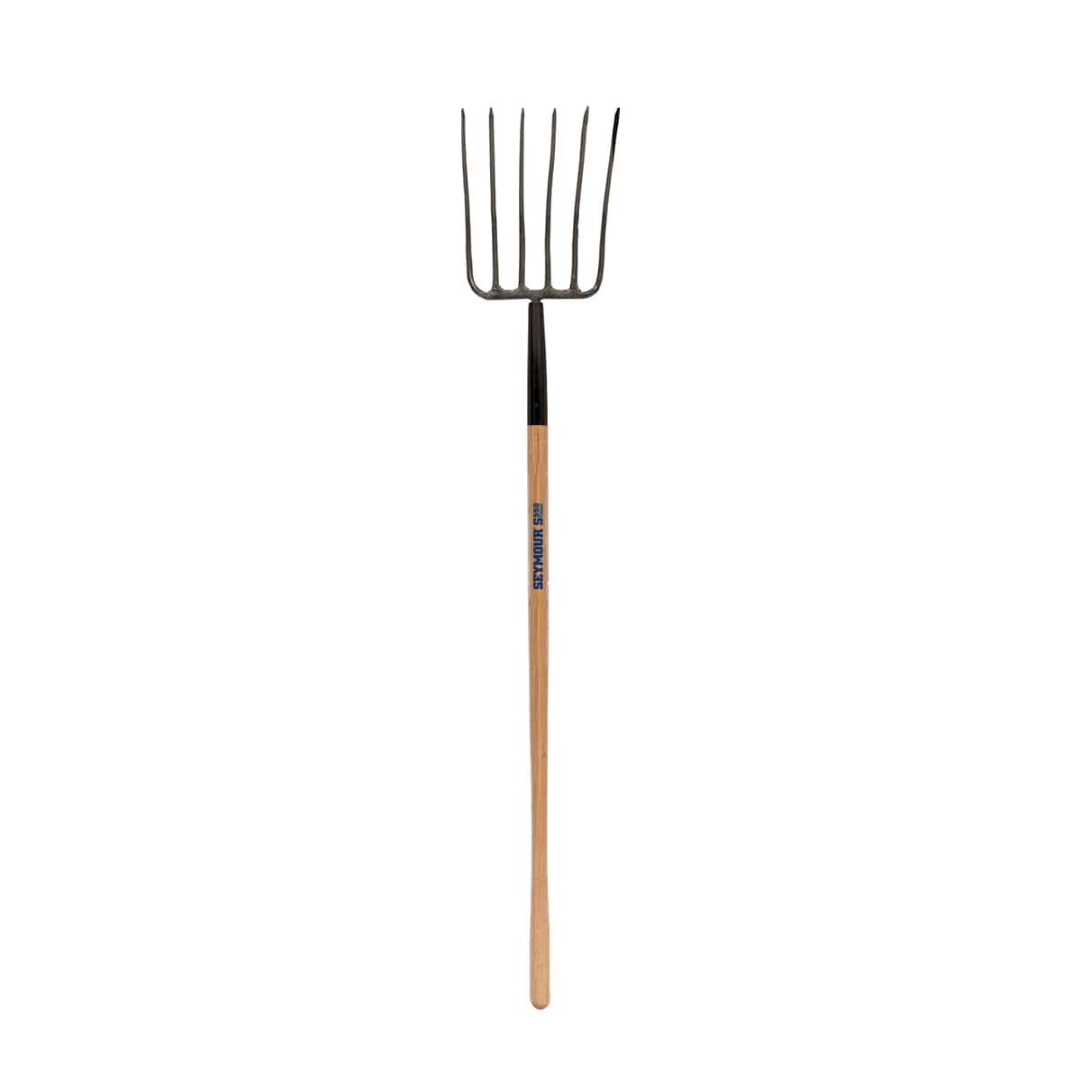 48" Hardwood Handle 6 Tines Manure Fork | STR49278