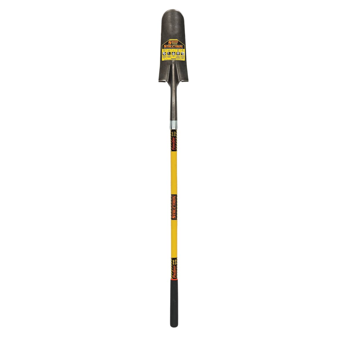 14" Blade 48" Fiberglass Core Handle Open Back Drain Spade | STR49556