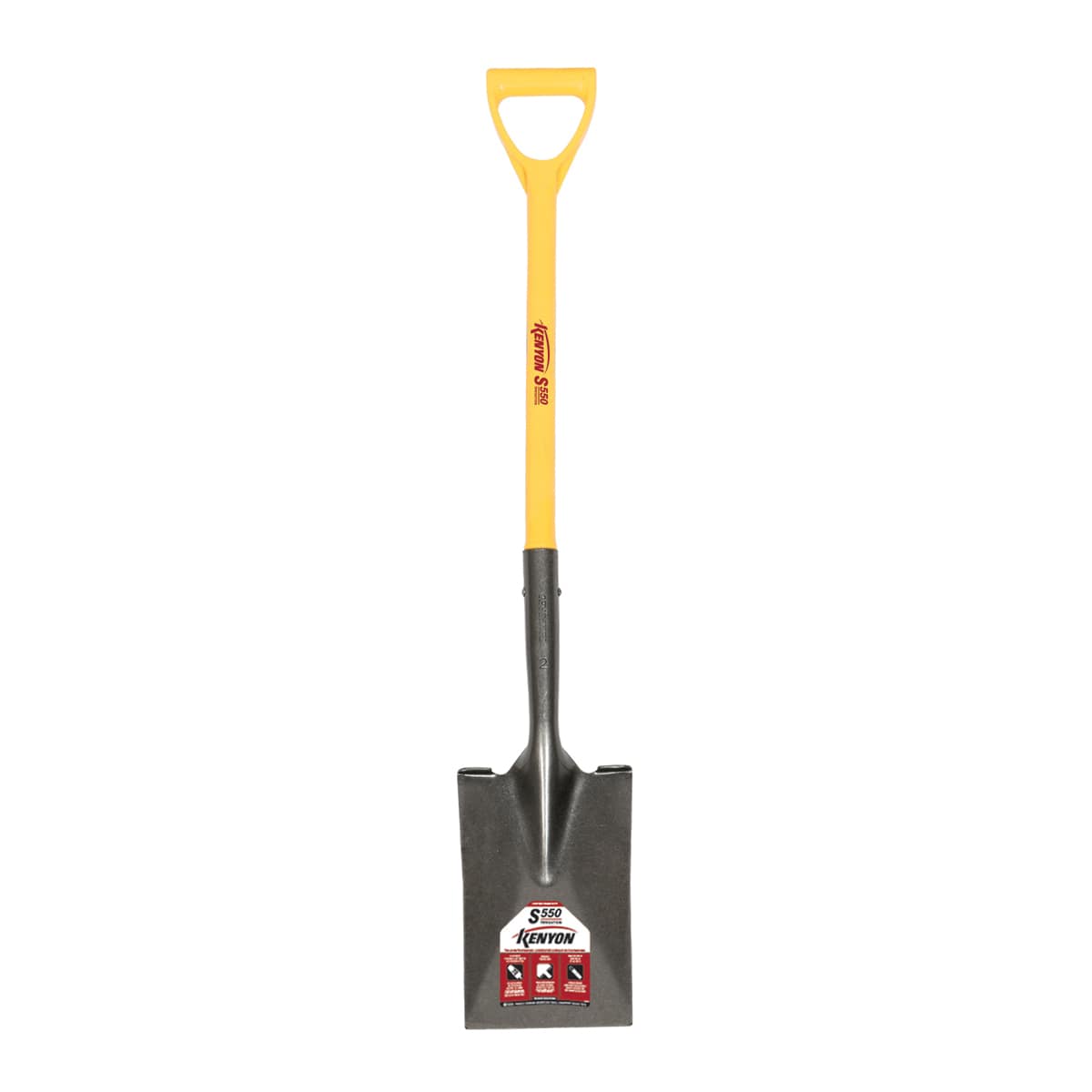 7" x 12" Blade 28" Handle Garden Spade Shovel | STR49654