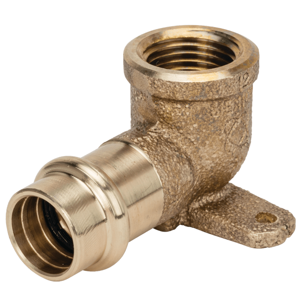 3/4" Solder Cup x FIP Bronze 90 Degrees 707-3-5 Series Drop Elbow | SFB90CFDE007LF
