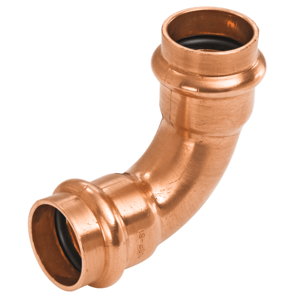 4" Solder Cup Copper 607 Series 90 Degrees Street Elbow | SFC90C040