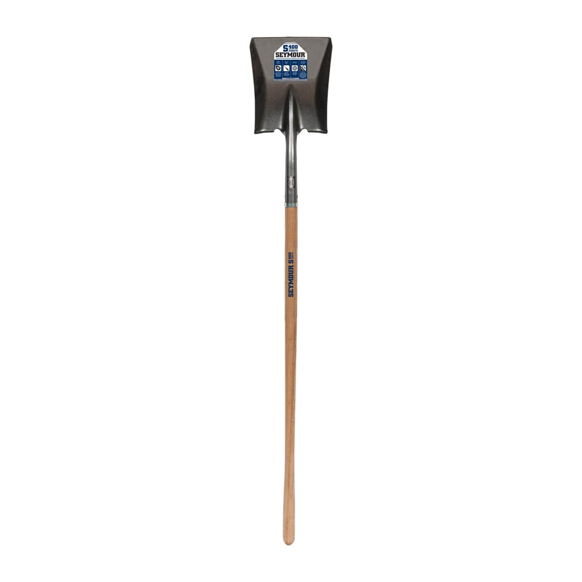 9-1/2" x 11.5" 48" Handle Square Point Shovel | STR49152