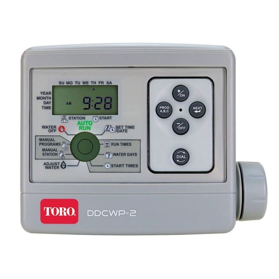 8 Stations Indoor/Outdoor 5-3/4" x 2" x 5" DDCWP Series Controller | TOLDDCWP89V