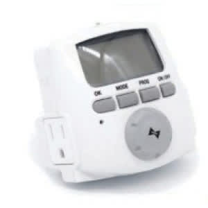 8.1" x 5.3" x 1.9" White For UTR MTM MTP Transformers Digital Universal Astronomic Plug-In Timer