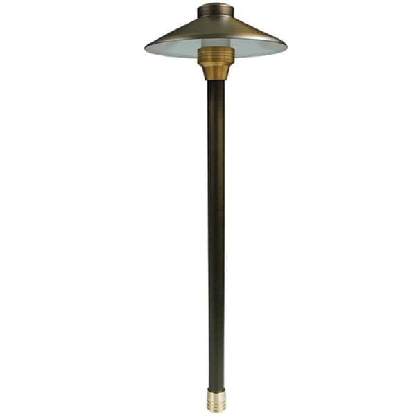 2 W 3000K LED Weathered Brass Odyssey Series Area Light | UNIC812L2