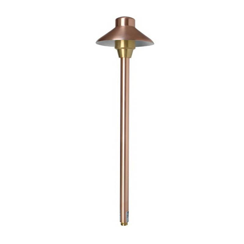 Natural Copper Solid Copper 25' Wire Knights Series Area Light | UNII624NL