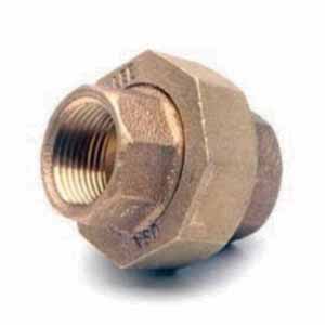 2-1/2" FNPT Lead-Free Brass Straight Union | TFZUN025LF