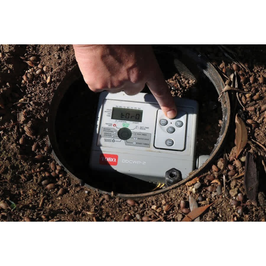 6 Stations Indoor/Outdoor 5-3/4" x 2" x 5" DDCWP Series Controller | TOLDDCWP69V