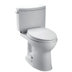 7-5/8" x 17-1/4" x 14" Cotton White Vitreous China with Cover For Toilet Bowls Drake II Series Left Hand Trip Lever Toilet Tank | TOTST454E01