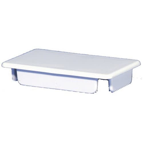 0.61" Vinyl Almond Internal End Cap | VCIREC2312A