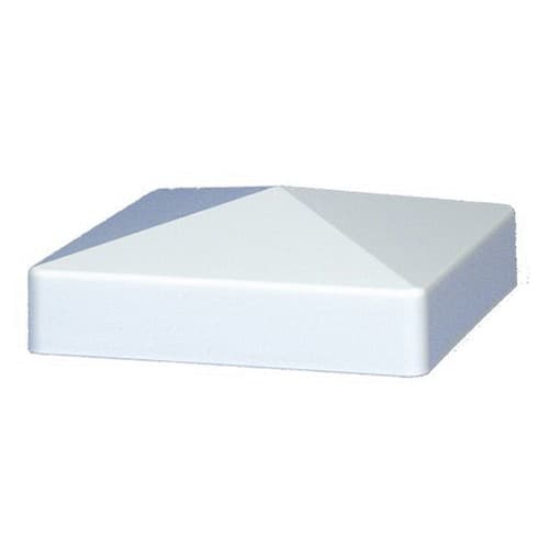 1-3/4" Vinyl Almond Long Lip Pyramid Horse Post Cap | VCOSPC4A