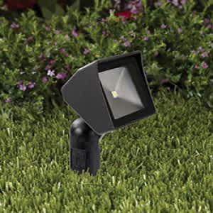 4 W 3000K LED Olde Brass Die-Cast Copper-Free Aluminum Landscape Series 5105 Model Low Voltage Flood Light | VISGR5105BSO4W