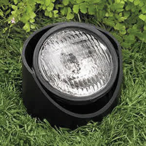 20 W PAR36 Halogen Black Silicone Rubber Landscape Series 5240 Model In-Ground Well Light | VISGW5240B