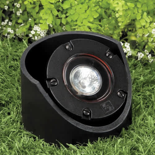 20 W Ceramic MR-16 LED Black Die-Cast Copper-Free Aluminum Landscape Series 5252 Model In-Ground Well Light | VISGW5252B