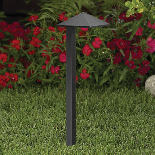 2.5 W Ceramic T3 LED Black Die-Cast Copper-Free Aluminum Landscape Series 6540 Model Low Voltage Path Light | VISPR6540B2WT3