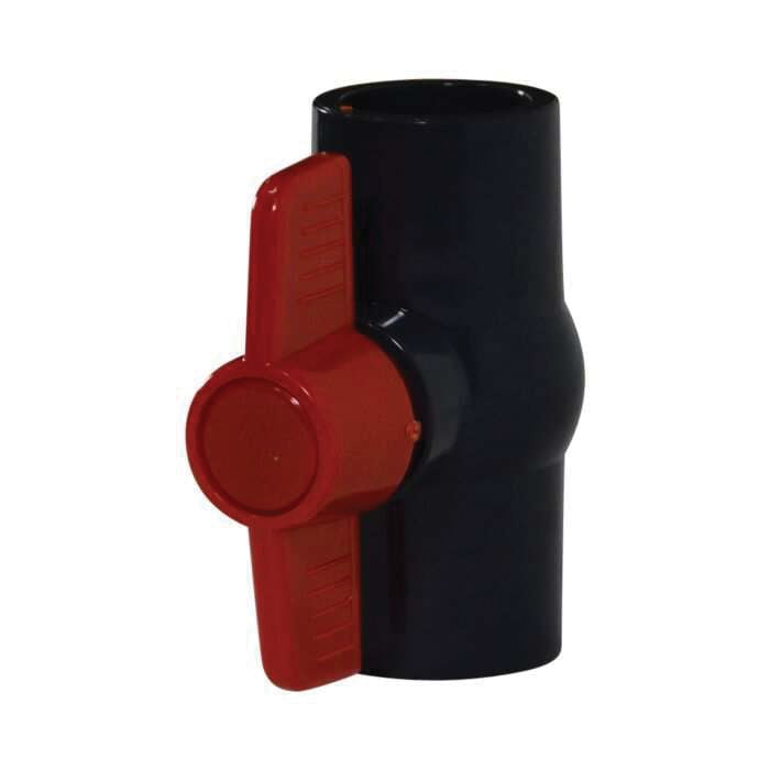 1" IPS Slip Gray PVC Ball Valve | VLPSCH80BV010S